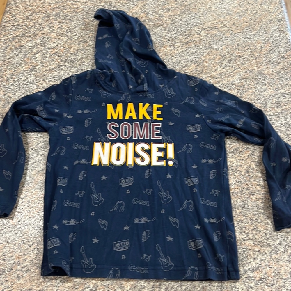 Granite walls, hooded T-shirt, size 5T